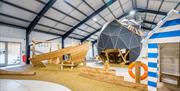 All-weather indoor play area at Occombe Farm, Torbay Coast and Countryside Trust