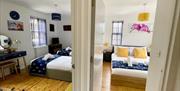 Bedrooms, 2 Captains Rest, 67 Middle Street, Brixham, Devon