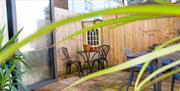 Patio garden at 3 Ocean Gate, Berry Head Road, Brixham