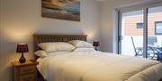 Double bedroom, Plover 3, The Cove, Brixham Devon