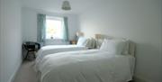Twin bedroom, 51 Moorings Reach, Brixham