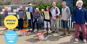 The All Hands On Deck sea shanty group, who will be at Cantina, Goodrington Sands as part of England's Seafood FEAST