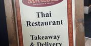Sawasdee Thai Restaurant Entrance sign