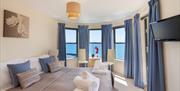 Double bedroom with sea view, A8 Masts, Warren Road, Torquay