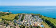 Bird's eye view of Landscove Holiday Park