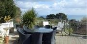 Decking area and view from Allways, Teignmouth Road, Maidencombe, Torquay
