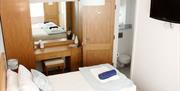 Twin bedroom, Apartment 2, Goodrington Lodge, 23 Alta Vista Road, Paignton, Devon