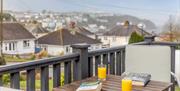 Appledore in Brixham, front terrace with seating