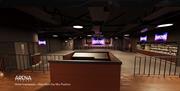 Artist Impression, view from the mix pontoon, Arena, Torwood Street, Torquay