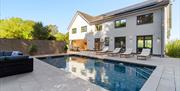 Outdoor Swimming Pool at Austiger House, Maidencombe, Torquay