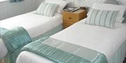 Twin Bedroom, Aveland Hotel, Babbacombe, Torquay, Devon