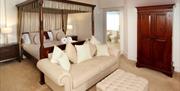 Four Poster Bedroom, Babbacombe Bay House, Torquay, Devon