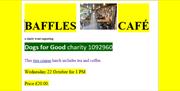 Baffles Cafe event for Timbrell’s Trips & Events CIC