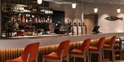 Hotel bar serving drinks 24 hours. A large selection of local gins on offer. Large selection of spirits & beers.