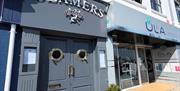 Entrance of Beamers Restaurant, Brixham