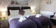 Twin Bedroom, Blenheim House, Torquay, Devon