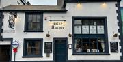 images of the blue anchor and food