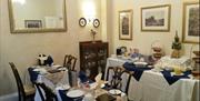 Breakfast room,  Blue Waters Hotel, Torquay, Devon