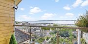 Sea view from balcony at The Boathouse, Victoria Parade, Torquay, Devon