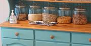 Selection of breakfast cereals, The Brantwood, Rowdens Road, Torquay, Devon