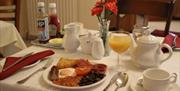Breakfast at Churston Way Lodge, Brixham, Devon