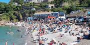 View from beach of Breakwater Bistro, Brixham, Devon