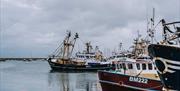 Trawlers in Brixham harbour