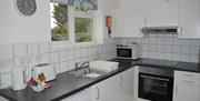 Kitchen area at Broadshade, Paignton, Devon