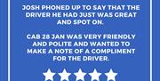 Price First Taxis Compliment