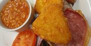 Breakfast served at Chandlers, Torbay Road, Paignton