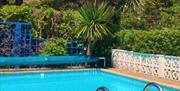 Outdoor swimming pool, The Charterhouse, Torquay, Devon