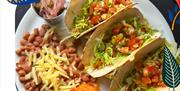 Meal served at Cinco Gatos, Torre, Torquay