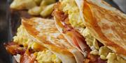 Breakfast served at Cinco Gatos, Torre, Torquay