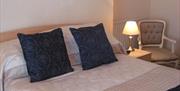 Double bedroom, Cleve Court Hotel, Paignton, Devon