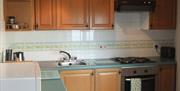 Kitchen at Cliff Court Apartments, Torquay, Devon