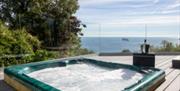 Hot tub, Cliff Lodge, Rock House Lane, Maidencombe, Torquay