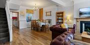 Lounge and dining area at Coastal View Cottage, Ranscombe Road, Brixham