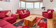 Lounge with view, Compass Point, 11 Glenmore Road, Brixham, Devon