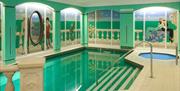 Indoor pool, Corbyn Apartments, Torquay, Devon