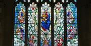 Stained glass window, St Mary the Virgin, St Marychurch