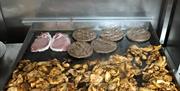 Food preparation at Crispins