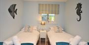 Twin Bedroom, Curlew1, The Cove, Brixham, Devon