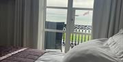 View from bed first floor seaview room