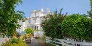 Entrance to Devonshire Hotel, Torquay, Devon