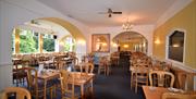 Dining room at Riviera Hotel, Torquay, Devon