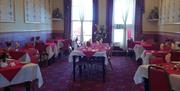 Dining room at Abbey Court Hotel, Torquay, Devon