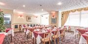 Lindum Lodge hotel, Dining room, Torquay, Devon