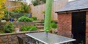 Outside patio, Dorothy's Cottage, Torquay, Devon
