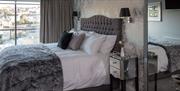 Superking bedroom at Driftwood Boutique B & B, Brixham, Devon