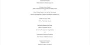 Festive Spectacular menu